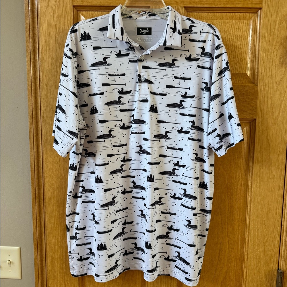 Waggle men’s golf short sleeve shirt